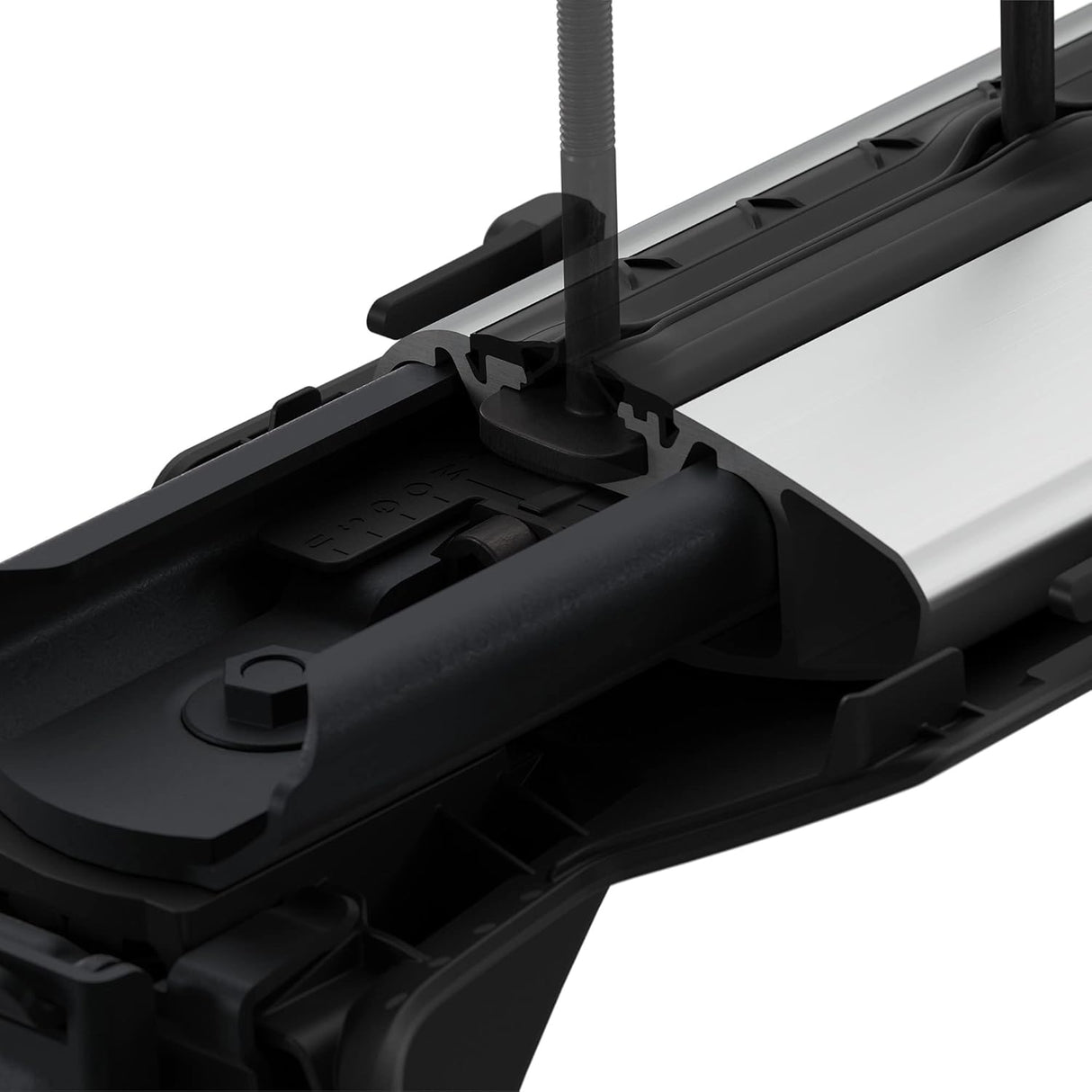 Thule WingBar Edge 721300 86cm Aerodynamic Aluminium Car Cross Bar - Silver