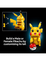 LEGO Pokémon 72152 Pikachu and Poké Ball 2050 Piece Adult Building Set 18+