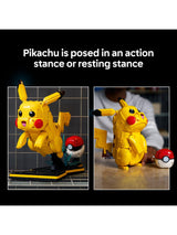 LEGO Pokémon 72152 Pikachu and Poké Ball 2050 Piece Adult Building Set 18+