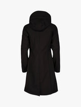 Ilse Jacobsen Hornbæk Womens 37 Long Soft Shell Raincoat - Black UK 10/EU 36