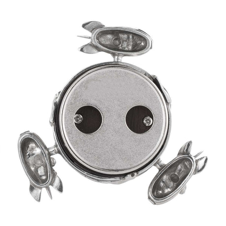 Royal Selangor Pewter Bunny Jet Rocket Music Carousel Pewter Music Box