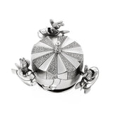 Royal Selangor Pewter Bunny Jet Rocket Music Carousel Pewter Music Box