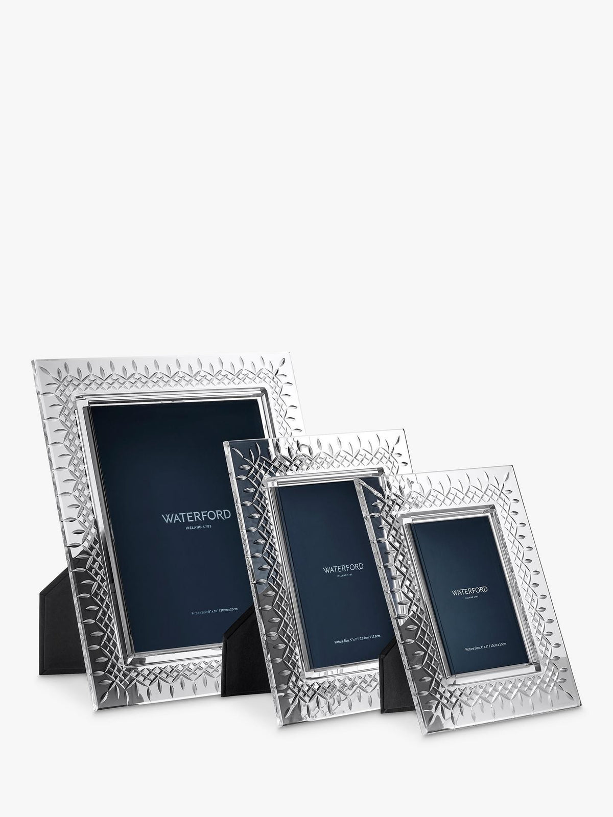 Waterford Clear Crystal Cut Glass Lismore Photo Frame 5 x 7" (13 x 18cm)