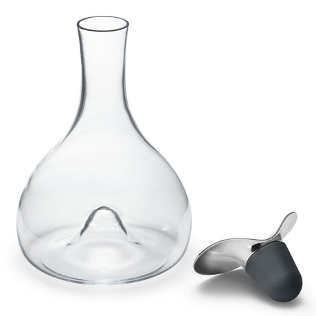Georg Jensen Glass Wine Carafe Modern Decorative Decanter H26.7cm - Clear