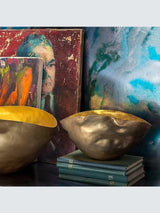 Tom Dixon Multi-Faceted Bash Vessel Contemporary Sculpture Brass - Small