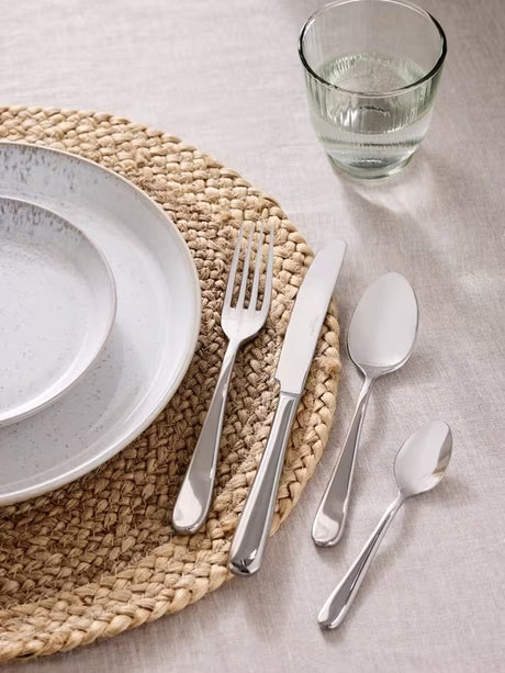 John Lewis Luna Stainless Steel Cutlery Set - 24 Piece/6 Place Settings