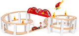 BRIO 36114 Wooden Railway Train Track Toy Mega Spiral Set for Kids Age 3+