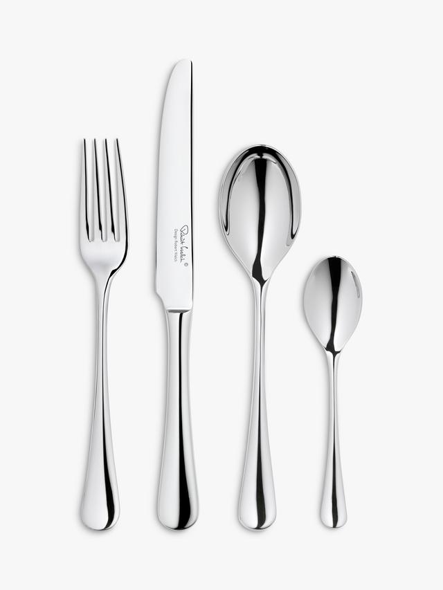 Robert Welch Radford Bright Stainless Steel Cutlery Set 6 Place Settings