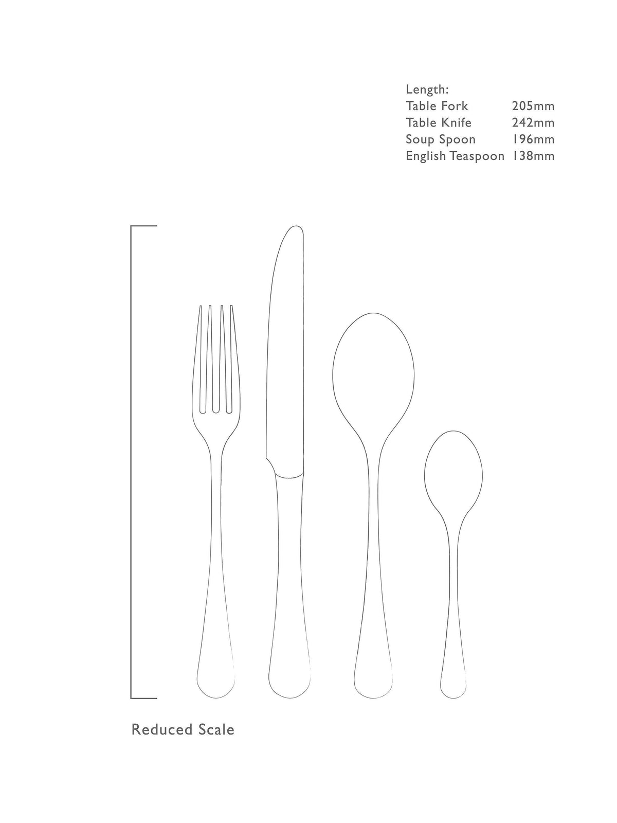 Robert Welch Radford Bright Stainless Steel Cutlery Set 6 Place Settings