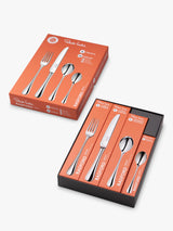 Robert Welch Radford Bright Stainless Steel Cutlery Set - 16 Piece - Silver