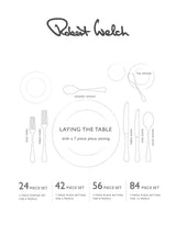 Robert Welch Radford Bright Stainless Steel Cutlery Set - 16 Piece - Silver