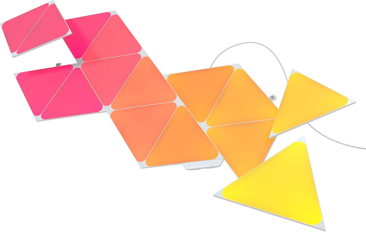 Nanoleaf Shapes Triangles Wall Light Starter Kit - 15 LED Panels - Multi