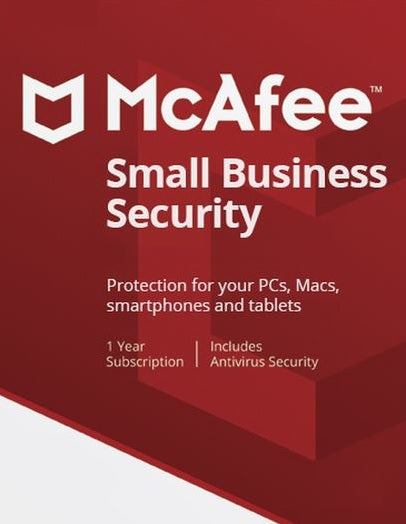 McAfee Small Business Security 1 Year 5 Devices Windows/MacOS/Android/iOS - Kazoop 