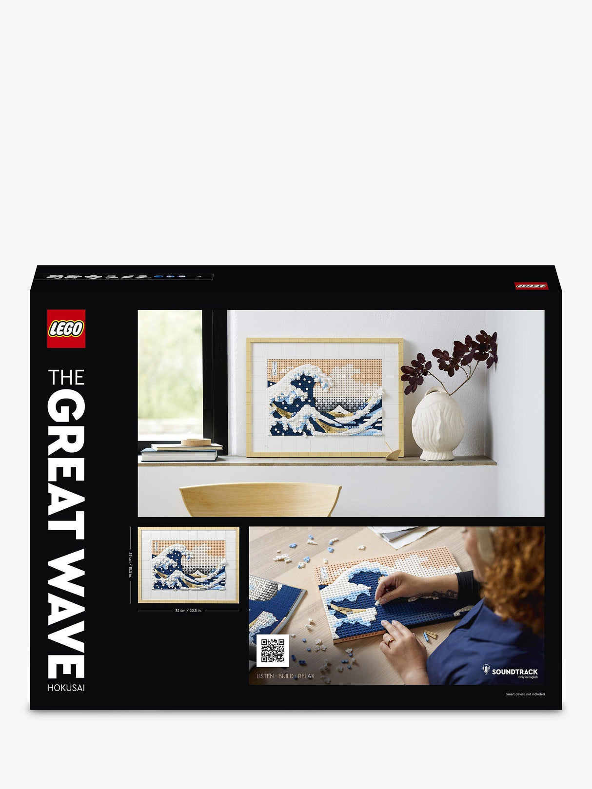 LEGO Art 31208 Hokusai The Great Wave Adults Creative Set - 1810 Pieces