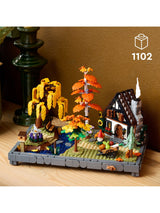 LEGO Icons 11372 Autumn Cottage Garden 1102 Piece Adult Model Building Kit
