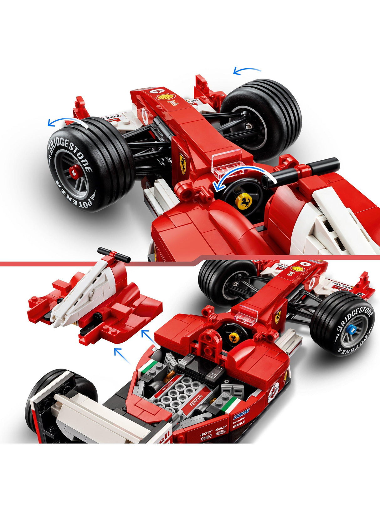 LEGO Icons 11375 Racing Ferrari F2004 & Michael Schumacher 735 Pcs Lego Set