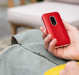 Doro Leva L20 4G Flip Big Button 128MB SIM-Free Mobile Phone - Red/White