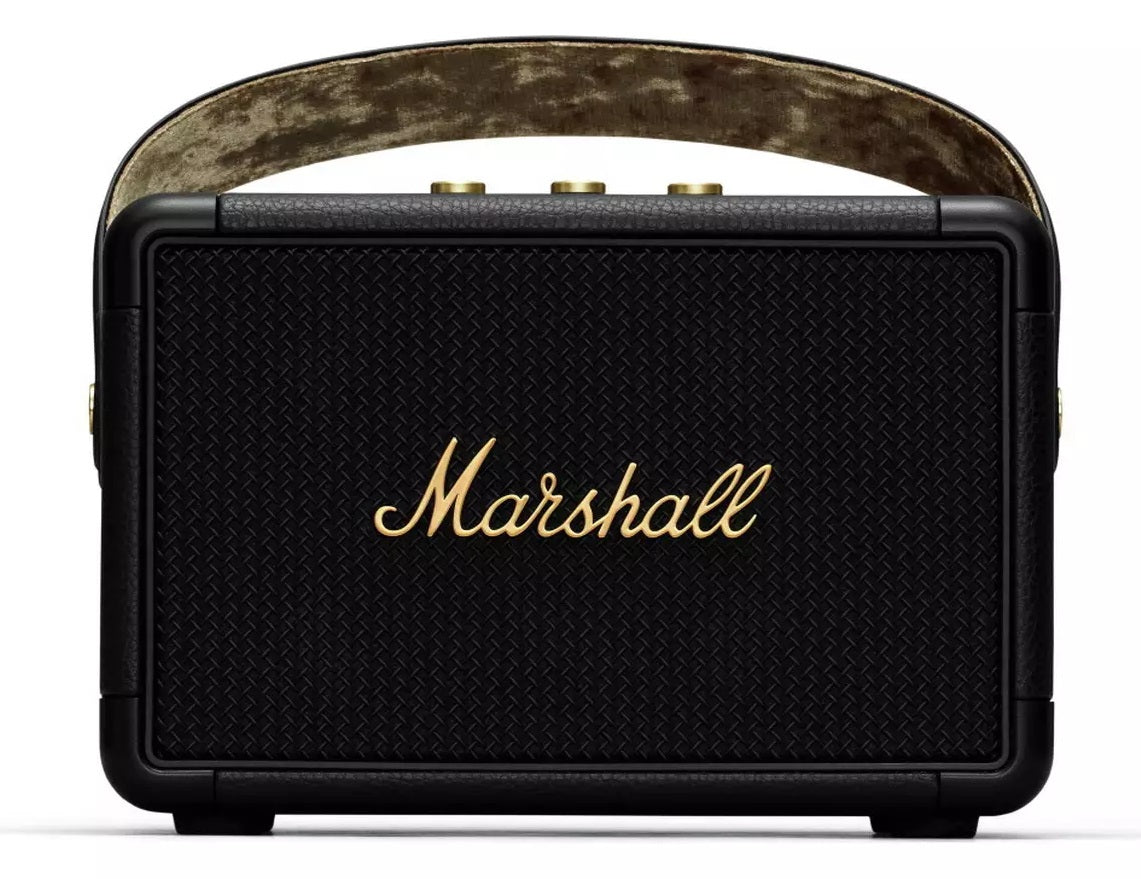 Marshall Kilburn II Portable Wireless Bluetooth Speaker - Black/Brass
