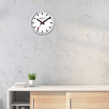 Mondaine Official Swiss Railways 40cm Wall Clock - Matt Aluminium - Kazoop 