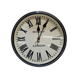Newgate Clocks Battersby Roman Numeral Wall Clock W50 x H50 x D8cm - Black