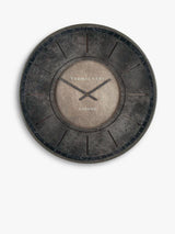 Thomas Kent AMC21053 Florentine 53cm Quartz Stone-Effect Wall Clock - Smoke