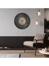 Thomas Kent AMC21053 Florentine 53cm Quartz Stone-Effect Wall Clock - Smoke
