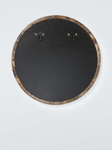 John Lewis Marble Round & Oval Decorative Wall Mounted Mirror - 50cm - Brown
