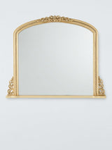 John Lewis Vintage French Overmantel Wall Mirror 95 x 115cm - Antique Gold