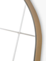 Yearn Delicacy Arched Wood Frame Leaner Wall Mirror - 120 x 90cm - Gold