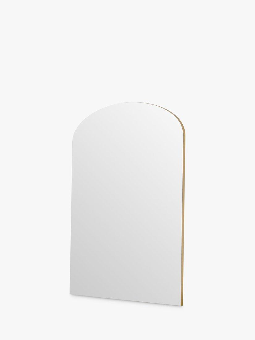 Yearn Delicacy Arched Wood Frame Leaner Wall Mirror - 120 x 90cm - Gold