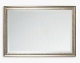 John Lewis Kendal Rectangular Wood Frame Wall Mirror 84 x 59cm - Silver - Kazoop 