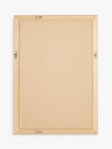 John Lewis Kendal Rectangular Wood Frame Wall Mirror 84 x 59cm - Silver - Kazoop 