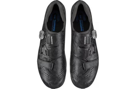 Shimano RX6 Gravel Men's Breathable SPD Carbon Cycling Shoes - Black EU 39
