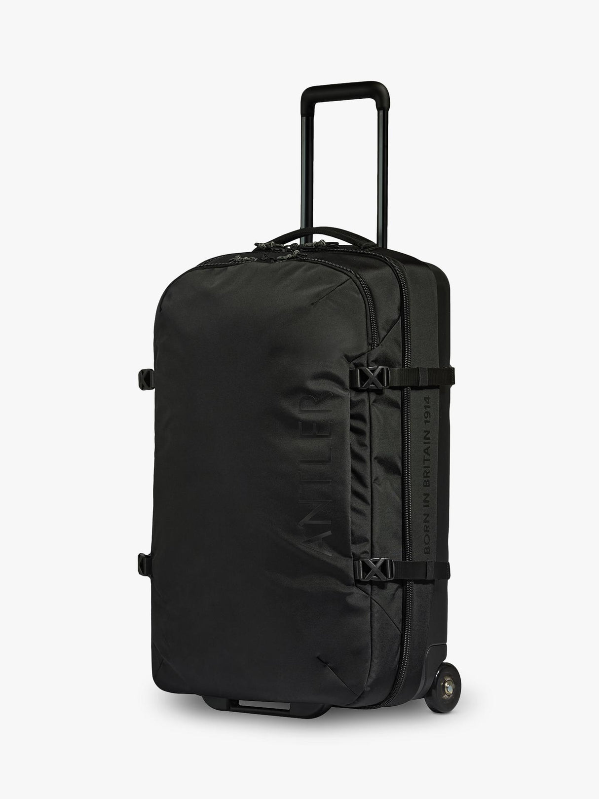 Antler Discovery 80L Large Non-Expandable Wheeled Duffle Travel Bag - Black