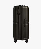 Antler Single Stripe 4-Wheel 81cm Large Black Hard-Shell Expandable Suitcase