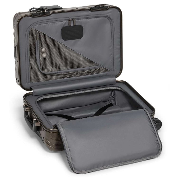 TUMI 19 Degree International 56cm 4-Wheel Cabin Suitcase - Textured Gunmetal