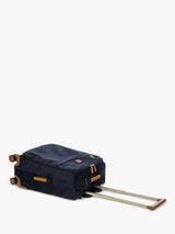 Bric's Life 55cm 4-Wheel Faux Suede Lightweight Zipped Cabin Case - Navy