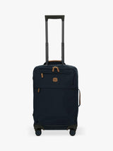 Bric's X Travel 4-Wheel 55cm Carry On Trolley Suitcase -  Navy 14x21x9 Inch