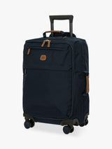 Bric's X Travel 4-Wheel 55cm Carry On Trolley Suitcase -  Navy 14x21x9 Inch