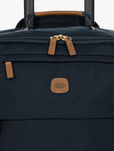 Bric's X Travel 4-Wheel 55cm Carry On Trolley Suitcase -  Navy 14x21x9 Inch
