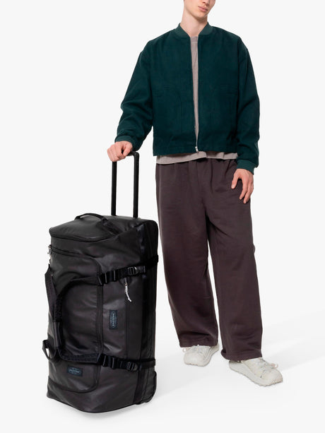 Eastpak 90L 2-Wheel Travel Weatherproof Large Backpack Duffle Bag - Black