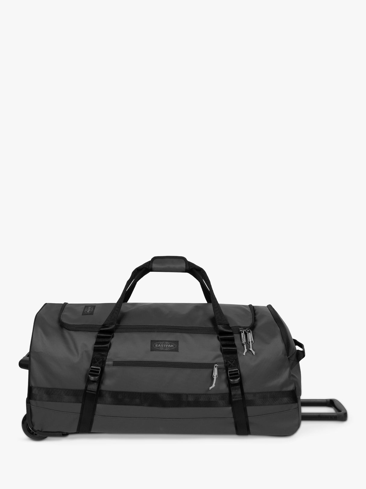 Eastpak 90L 2-Wheel Travel Weatherproof Large Backpack Duffle Bag - Black