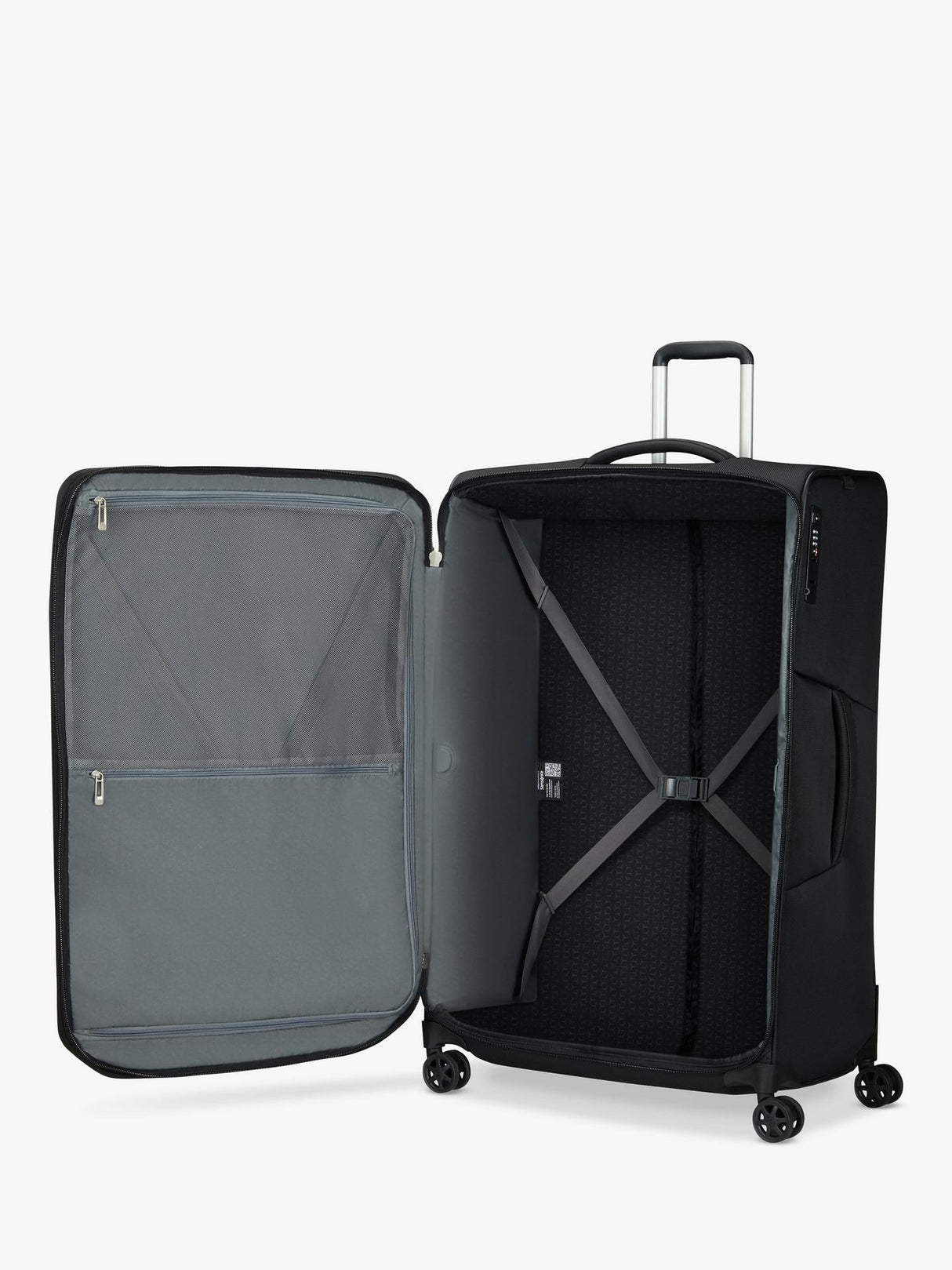 Samsonite Respark 4-Wheel 82cm Expandable XL Suitcase 82cm 180L - Ozone Black