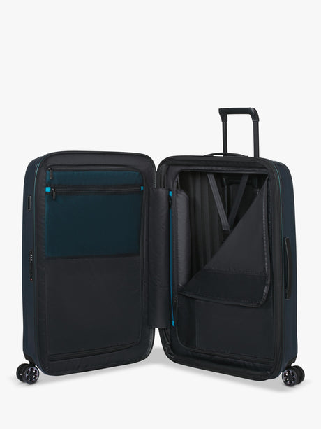 Samsonite Nexis 82cm Expandable 134/147L Double Wheel Suitcase - Petrol Blue