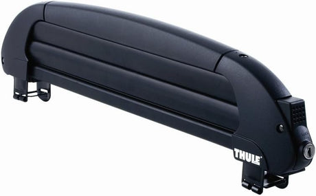 Thule 746 SnowPro Car Roof Lockable Ski Carrier Holder - 4 Pairs - Black