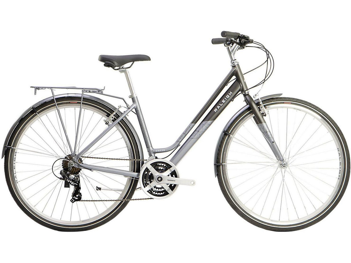 Raleigh Pioneer Low Step 21 Speed V-Brakes Women's Hybrid Bike - Medium