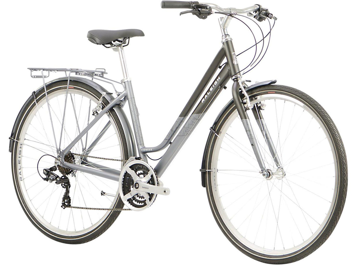 Raleigh Pioneer Low Step 21 Speed V-Brakes Women's Hybrid Bike - Medium
