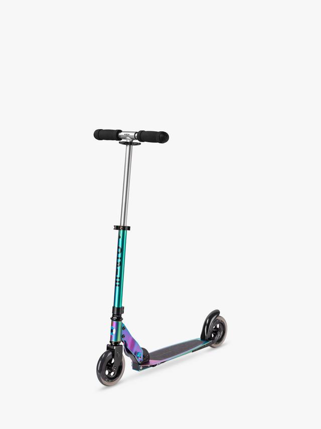 Micro Speed 8 Years Foldable Scooter Green 145mm Wheels - Matt Neochrome