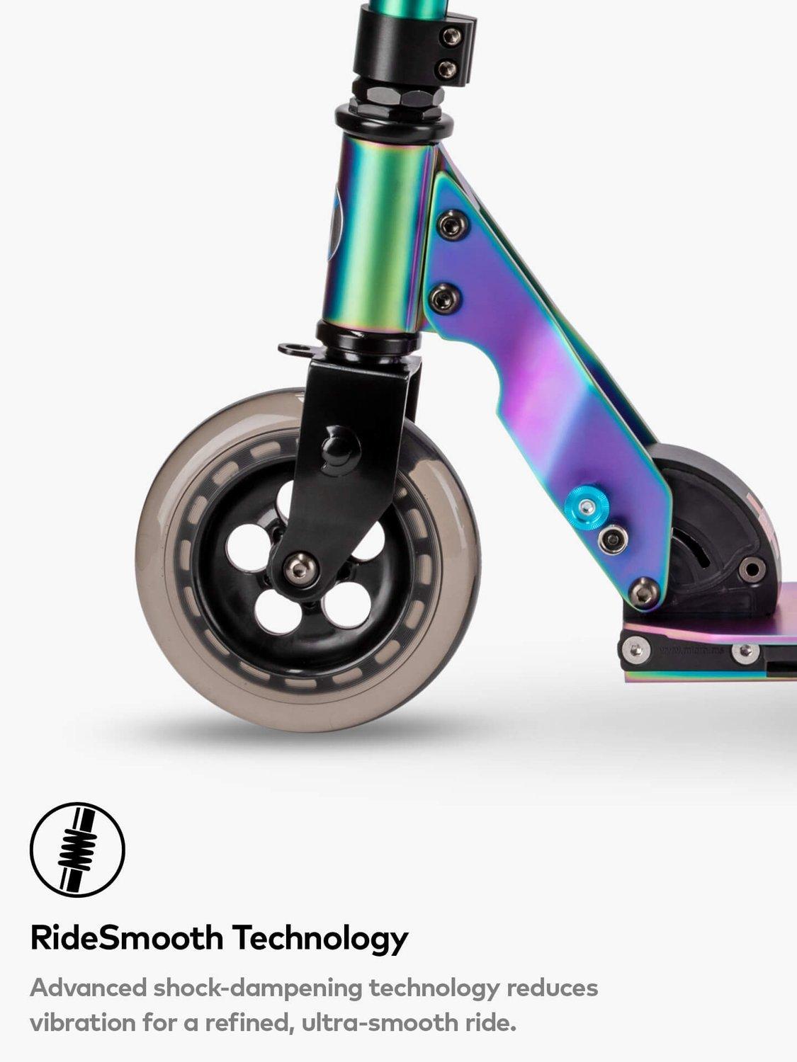 Micro Speed 8 Years Foldable Scooter Green 145mm Wheels - Matt Neochrome