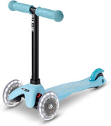 Micro Scooters 4-In-1 Mini Micro Push Along LED Wheels Kids Scooter - Blue